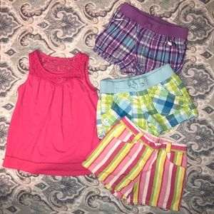 Little Girl Lot (3 Shorts, 1 Tank)